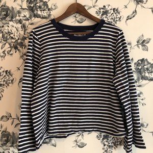 Rivet and Thread wide sleeve striped long sleeve
